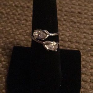 Jewel Scent Adjustable Crystal Ring size 5-5.5